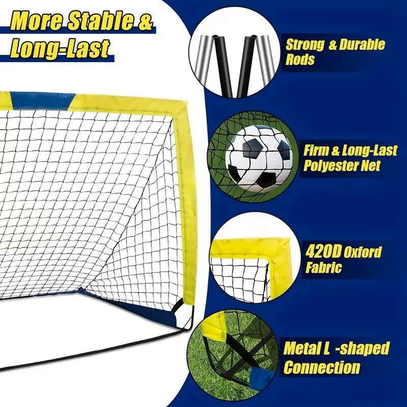 Nexor™ 4' x 3' Portable Soccer Goal Set